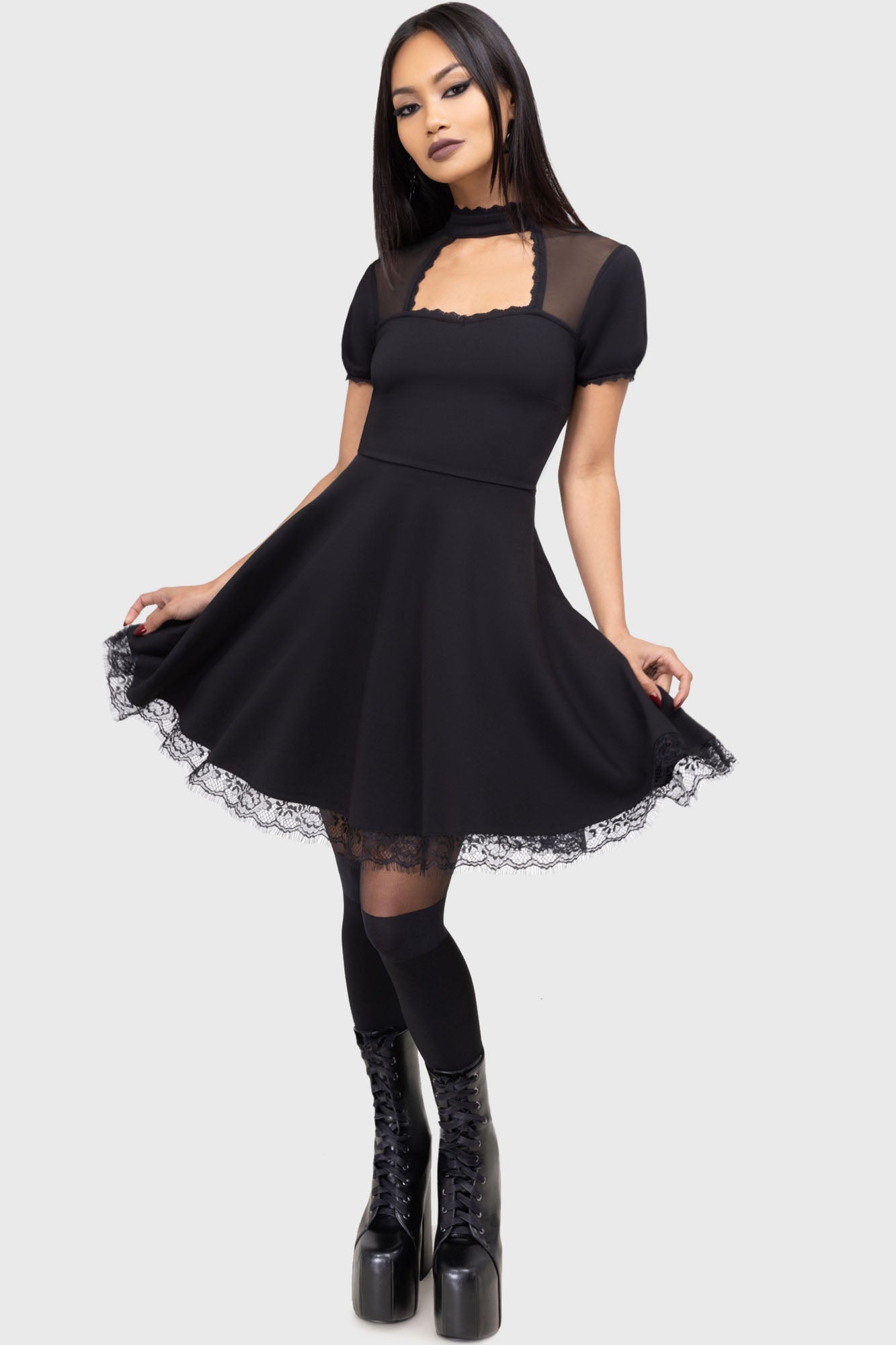 Draculana Skater Dress [B]