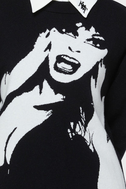 Elvira Mistress Of The Dark Sweater