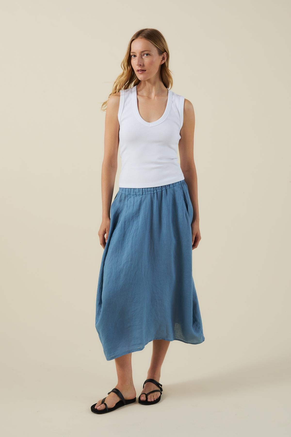 FAE LINEN SKIRT
