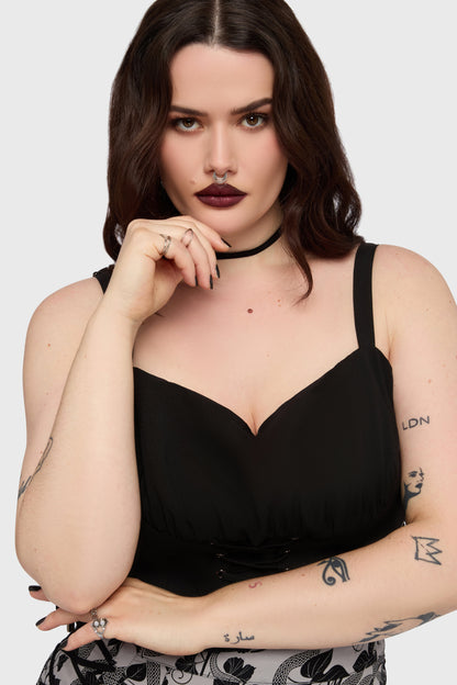 Fawnelle Lace Up Corset Top