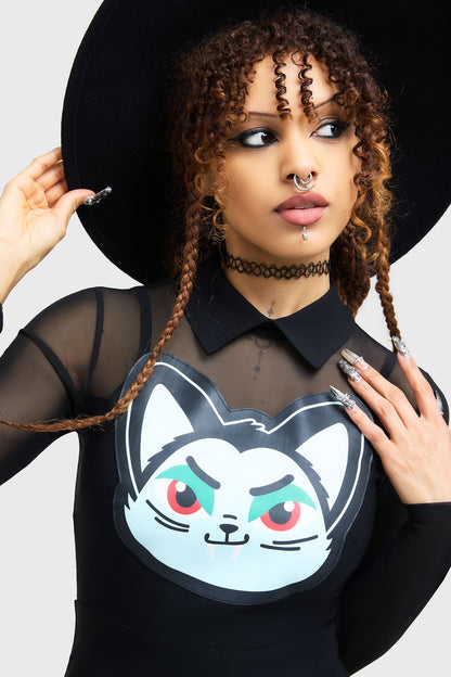 Feeling Fangtastic Skater Dress