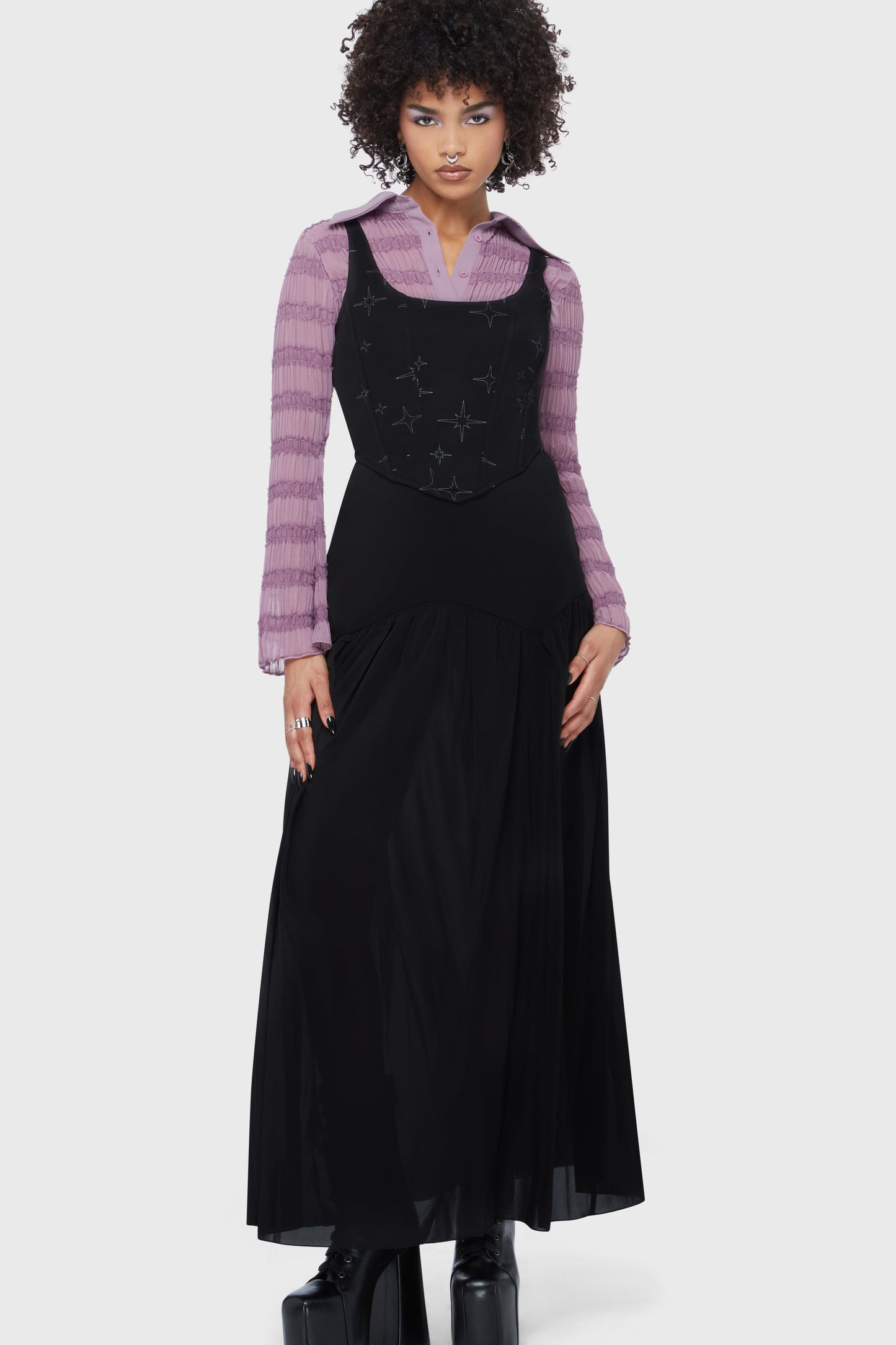 Fallen Light Top [Mauve]