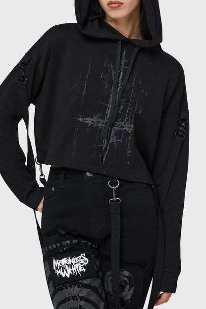 Final Dictvm Crop Hoodie