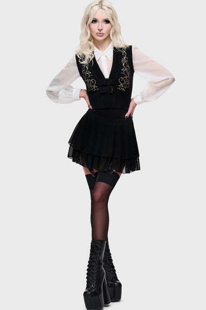 Golden Spire Knitted Top