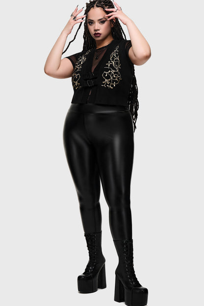 Golden Spire Knitted Top