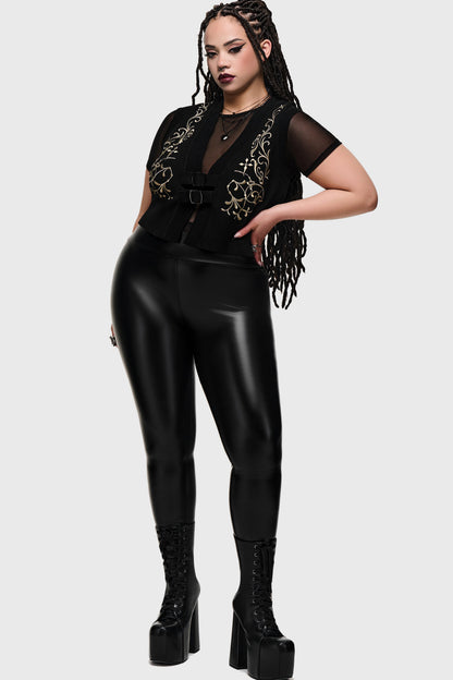 Golden Spire Knitted Top