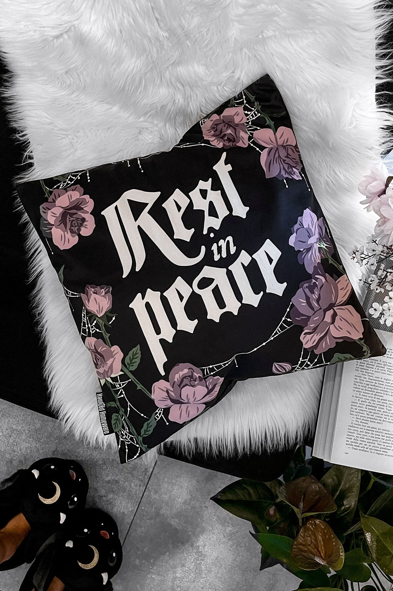 Grave Bloom Cushion Cover