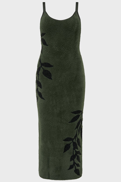 Grim Ferns Midi Dress