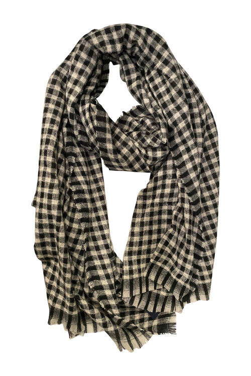 SMALL CHECK SCARF