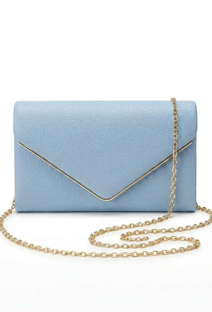 Hampstead Blue Clutch Bag