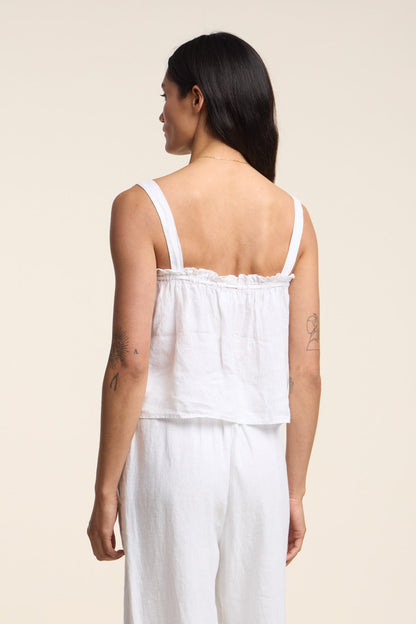 IZZIE LINEN TANK TOP