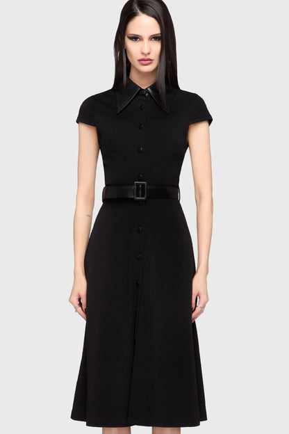 Kihilist Obsidienne Collar Dress
