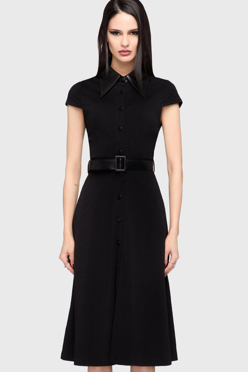 Kihilist Obsidienne Collar Dress