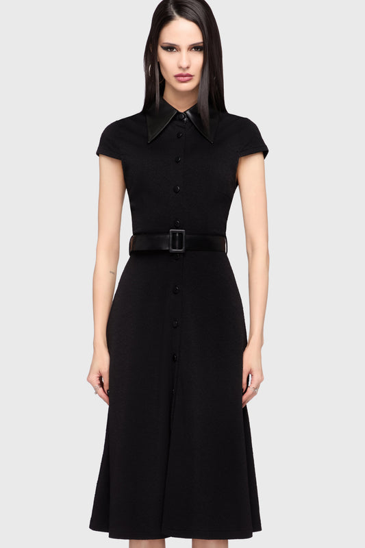 Kihilist Obsidienne Collar Dress