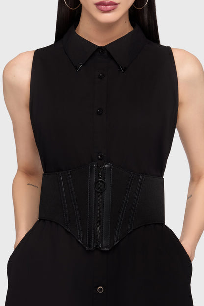Kihilist Obsidienne Corset Belt