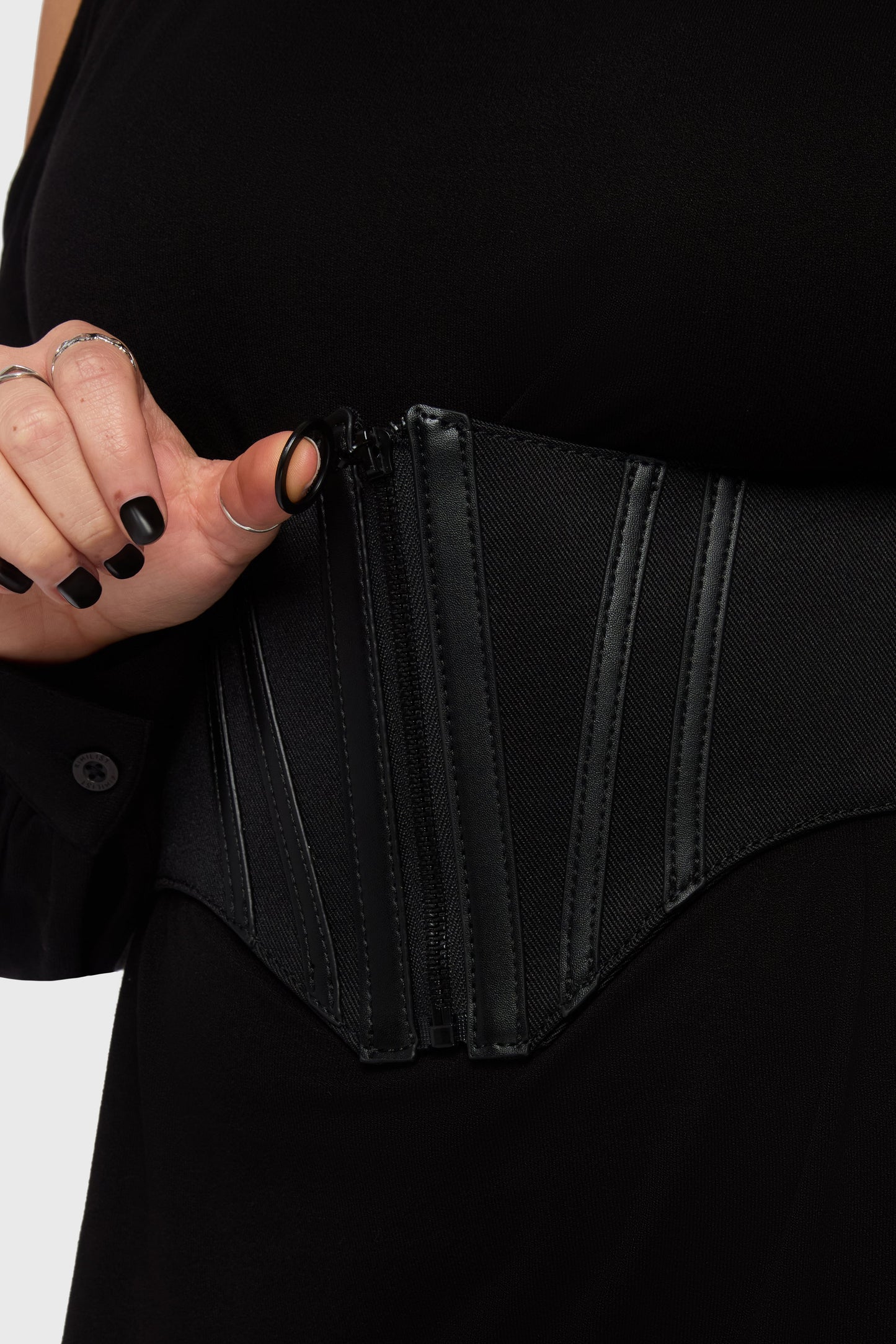 Kihilist Obsidienne Corset Belt