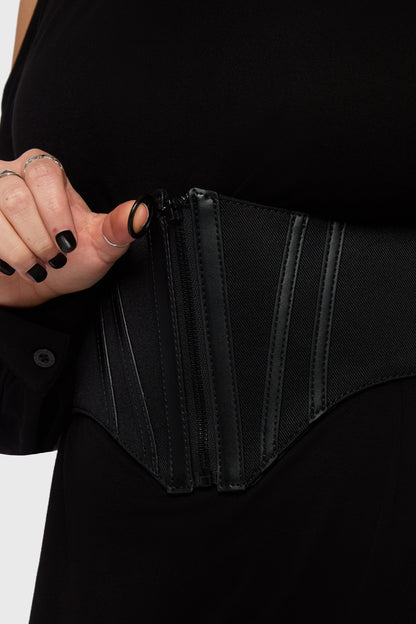 Kihilist Obsidienne Corset Belt