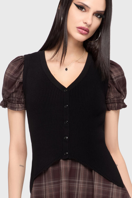 Kihilist Obsidienne Knit Vest