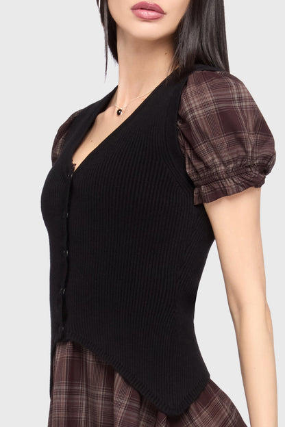 Kihilist Obsidienne Knit Vest