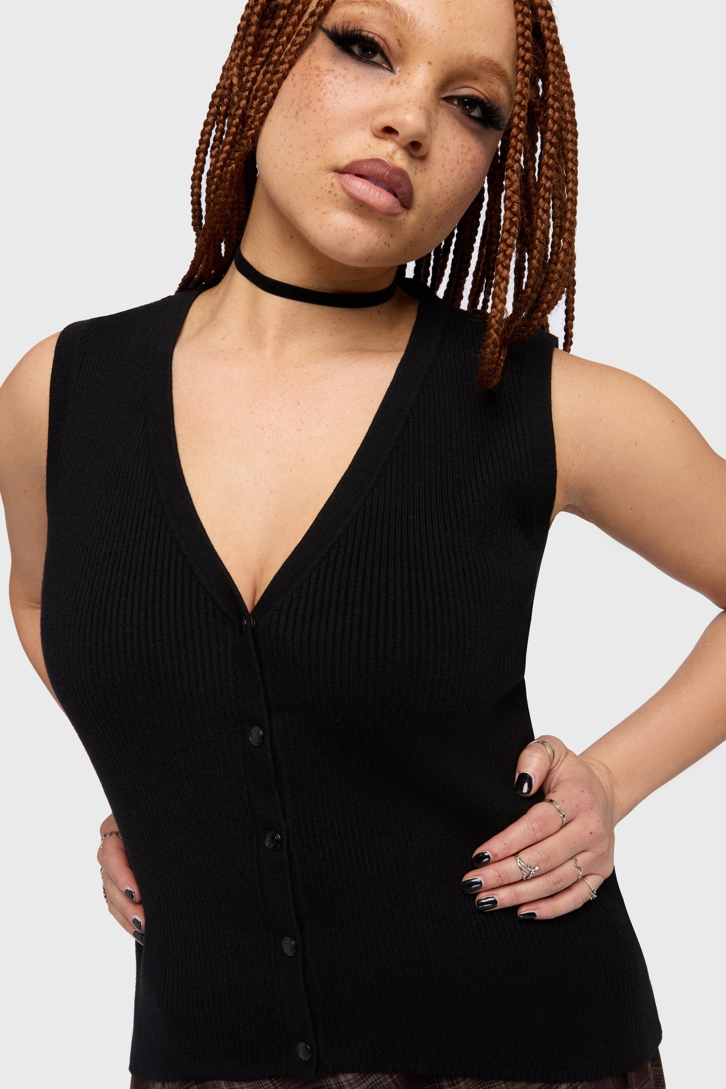 Kihilist Obsidienne Knit Vest