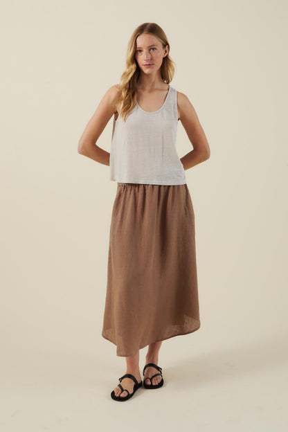 VIRGINIA LINEN SKIRT