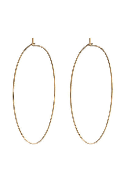 LARGE HOOP EARRINGS BY BYCHARI