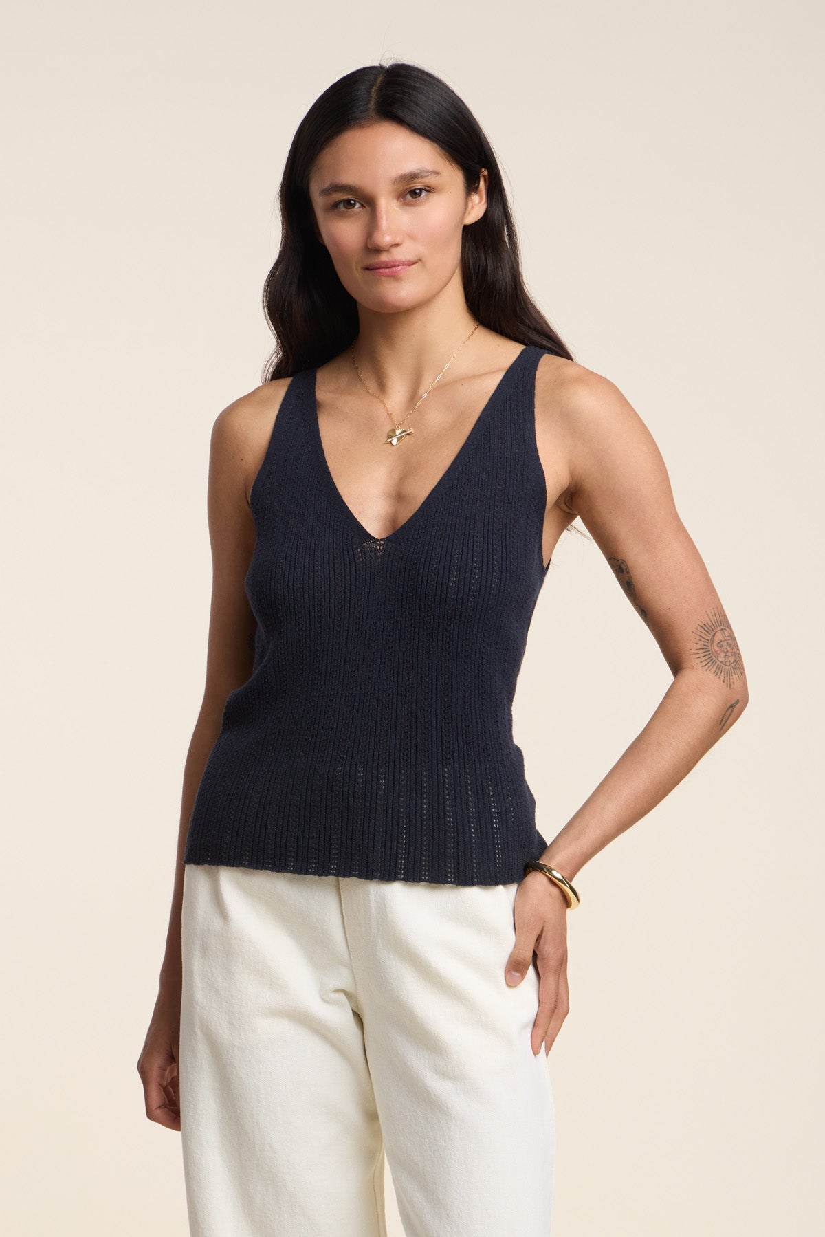 LORENA POINTELLE TANK TOP