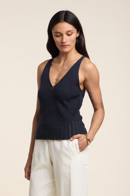 LORENA POINTELLE TANK TOP