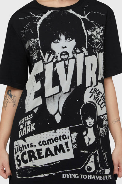 Lights Camera Scream T-Shirt