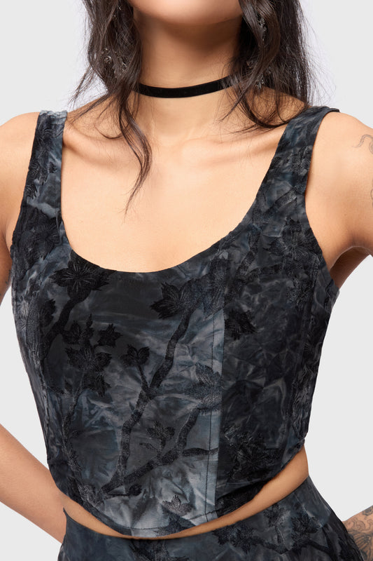 Midnight Vale Corset Top