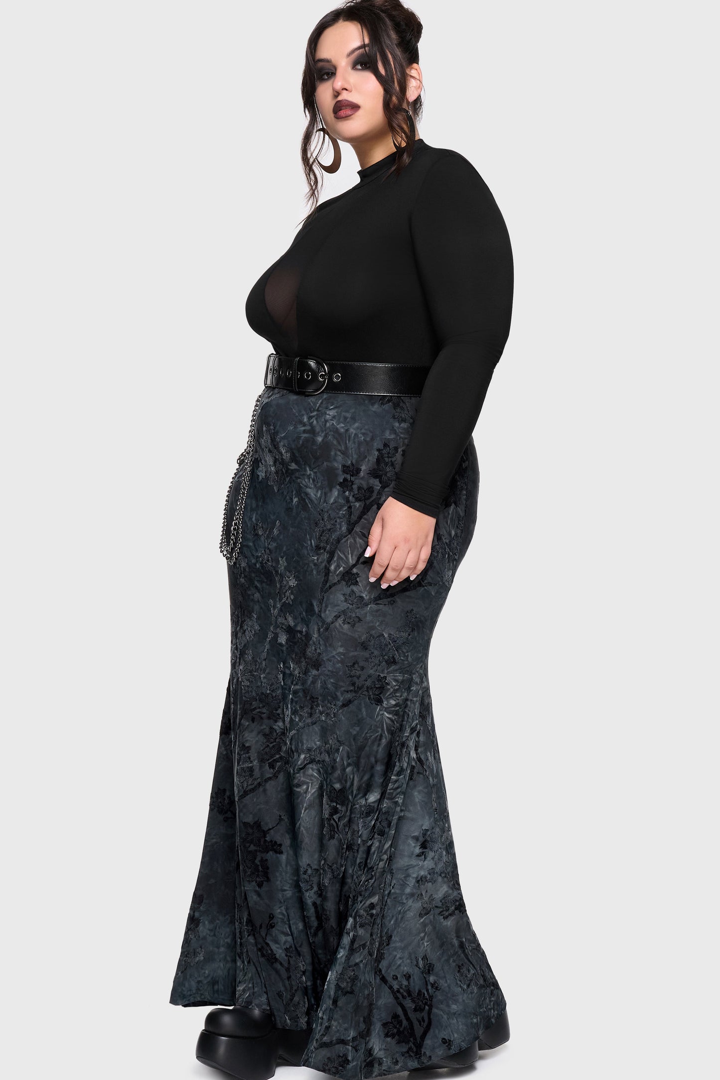Midnight Vale Maxi Skirt