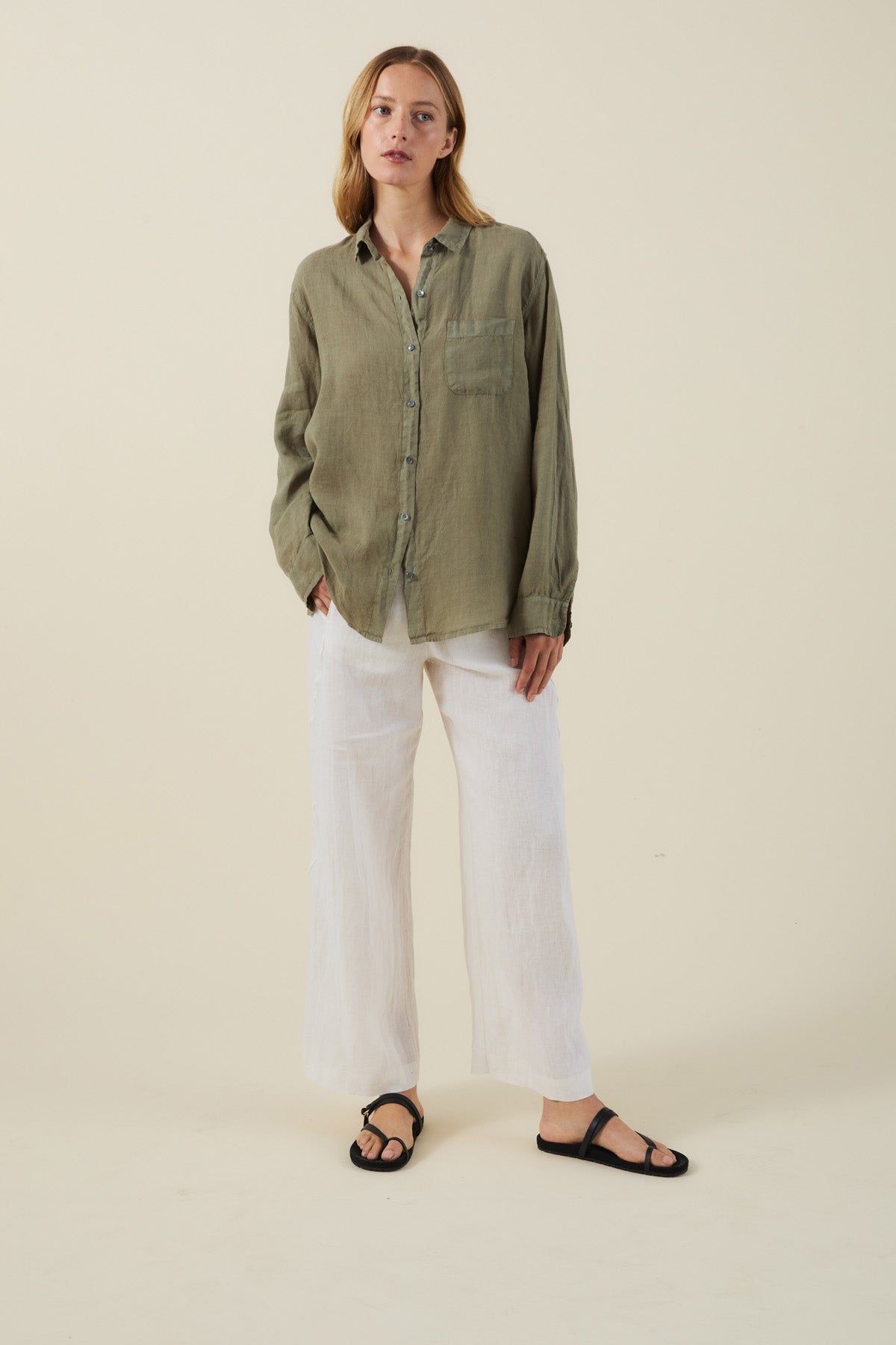 MULHOLLAND LINEN SHIRT