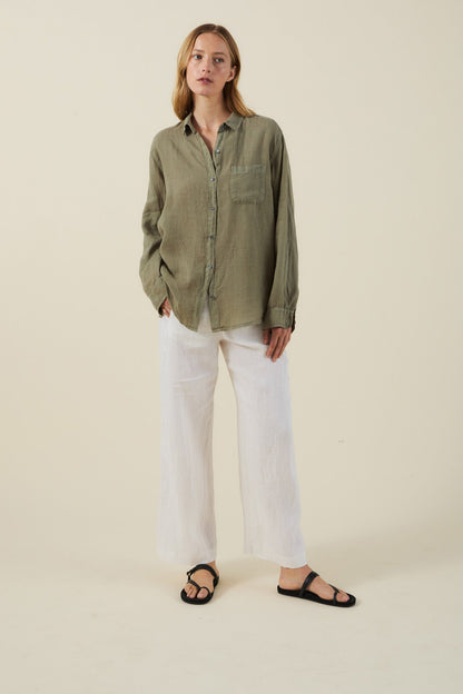 MULHOLLAND LINEN SHIRT