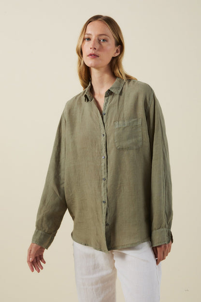 MULHOLLAND LINEN SHIRT