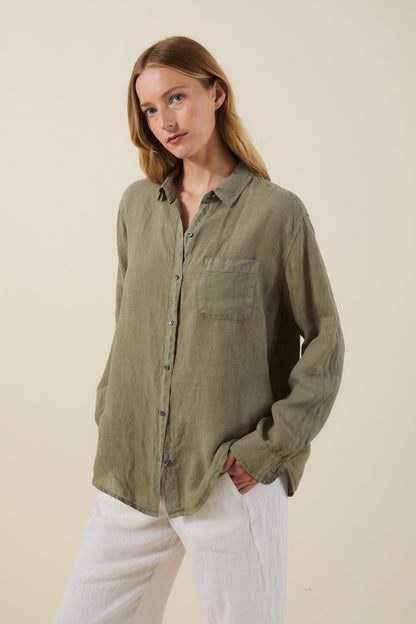 MULHOLLAND LINEN SHIRT