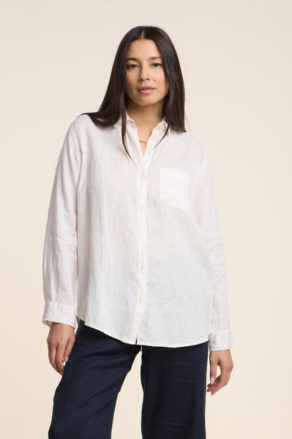 MULHOLLAND LINEN SHIRT