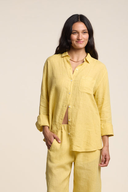 MULHOLLAND LINEN SHIRT
