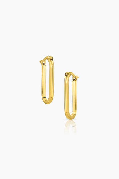 NADINE ELONGATED HOOPS BY THATCH