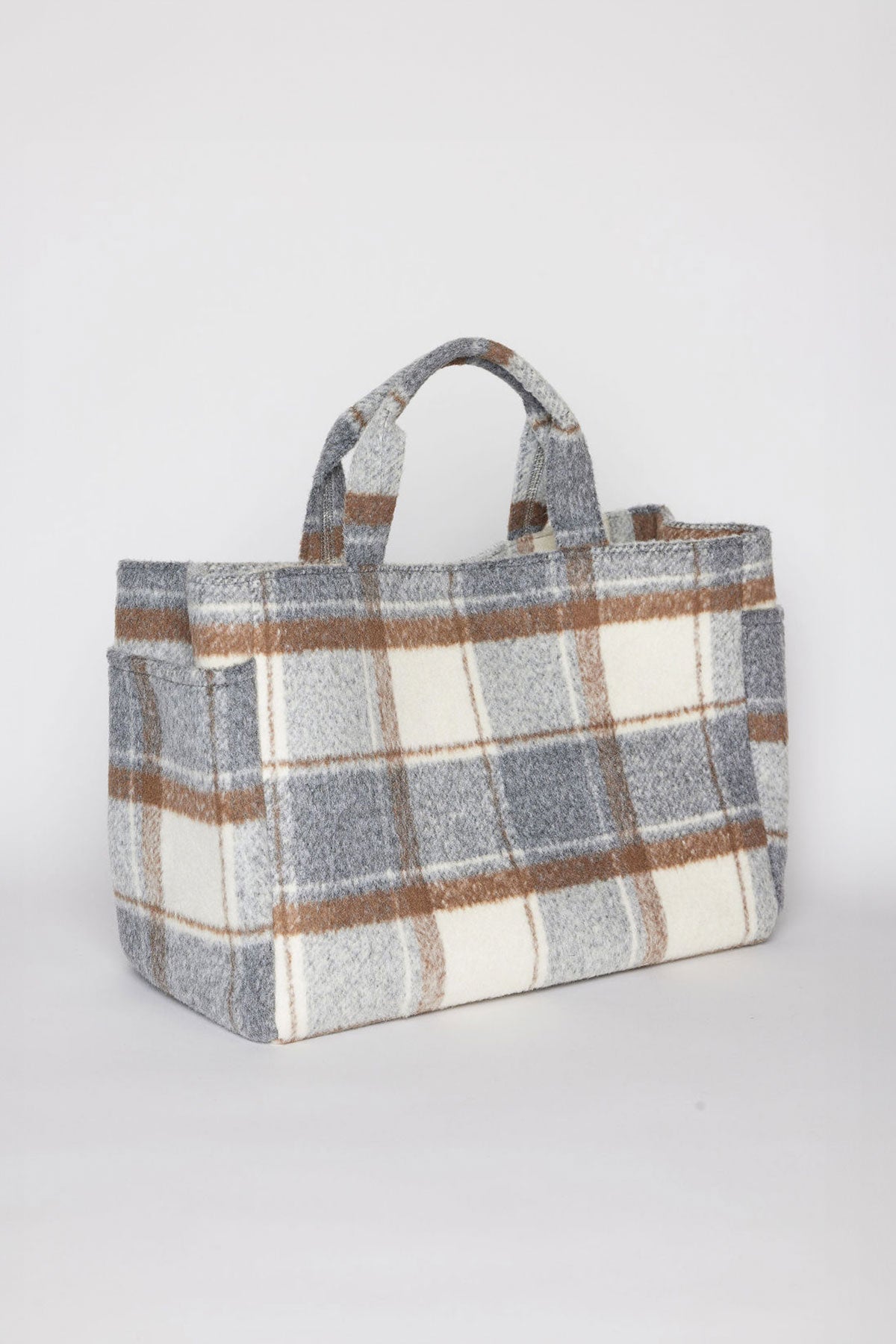PLAID TOTE