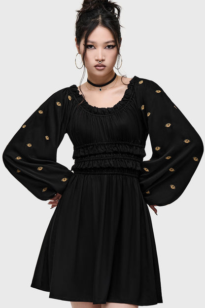 Nocturne Eye Mini Dress
