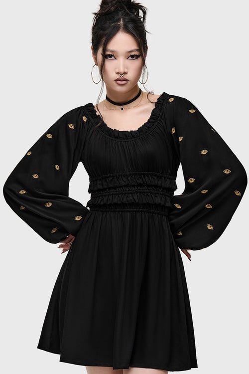 Nocturne Eye Mini Dress