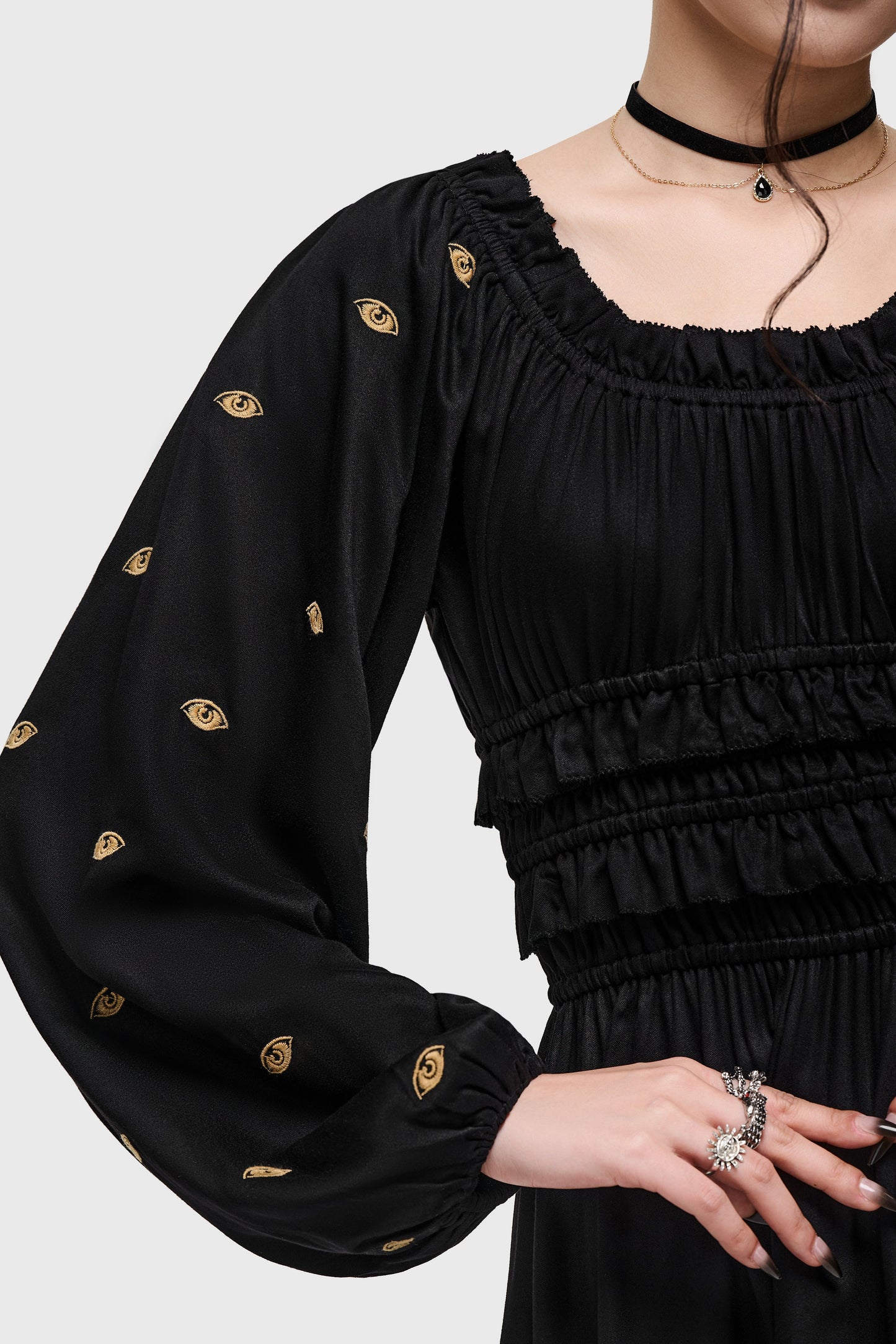 Nocturne Eye Mini Dress