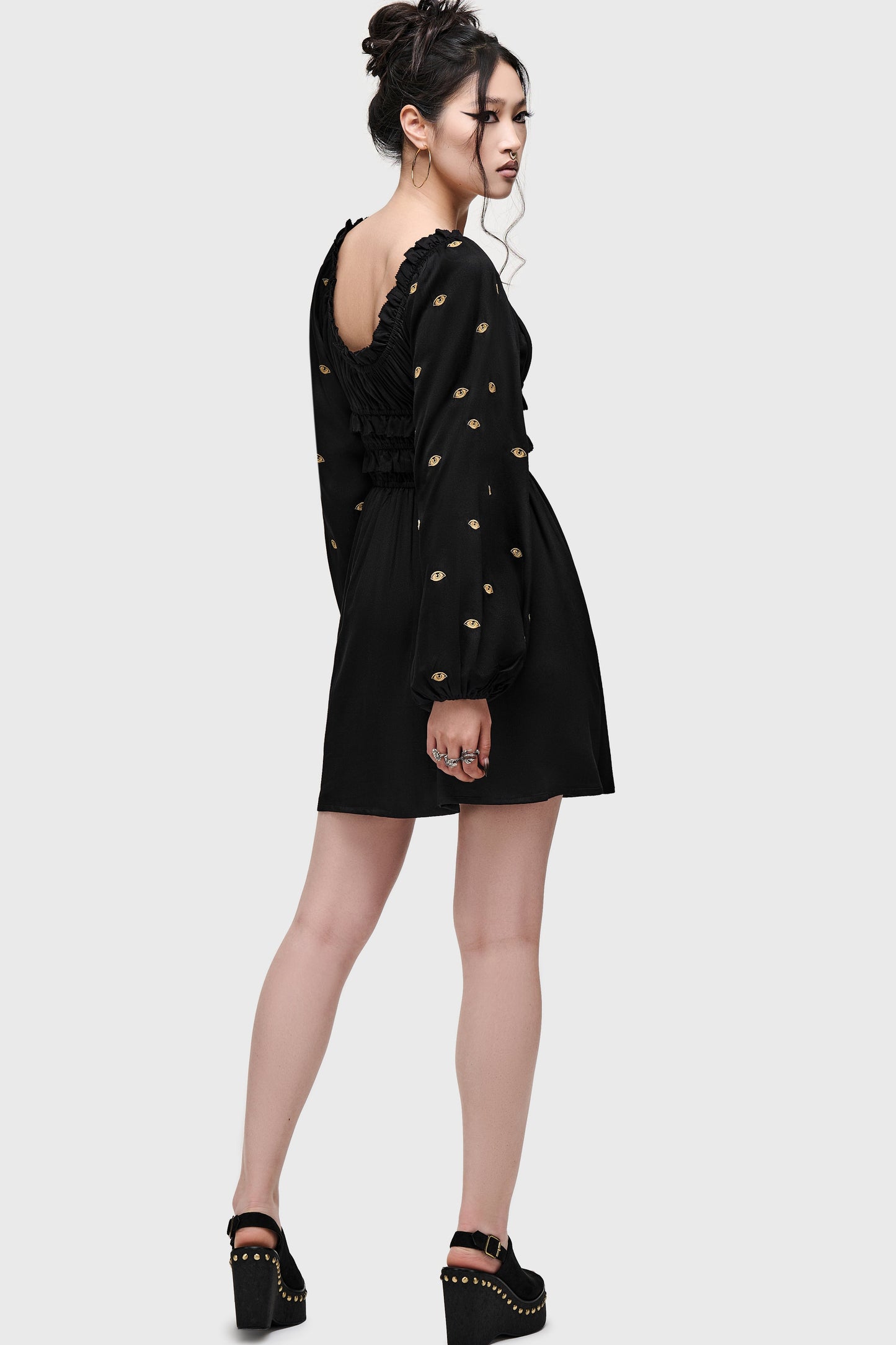 Nocturne Eye Mini Dress