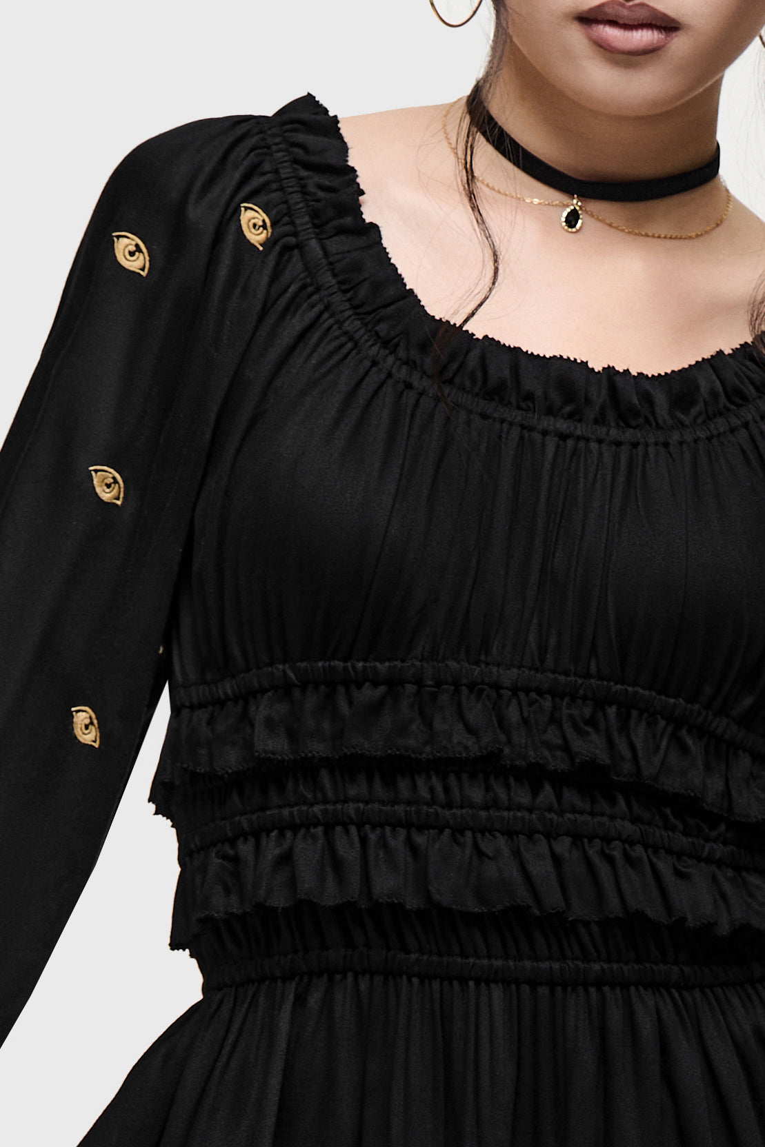 Nocturne Eye Mini Dress