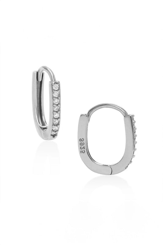OBLONG PAVE HUGGIES BY PHYLLIS AND ROSIE