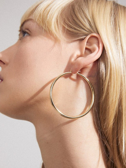 PILGRIM Priya Large Hoop Earrings