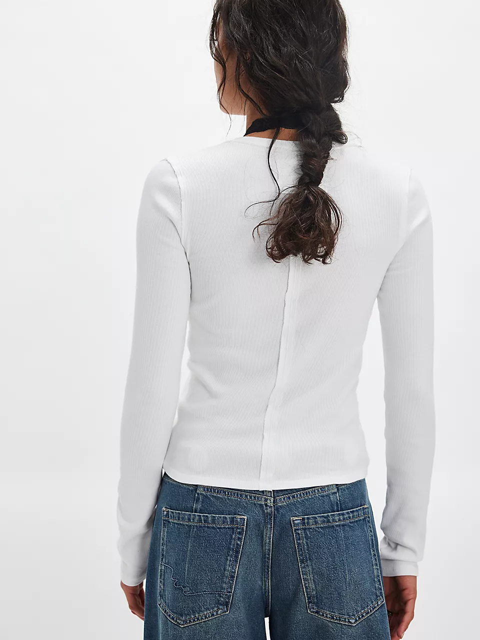 FREE PEOPLE Neria Long Sleeve V Neck Top