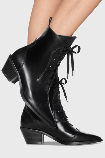 Raven Pointed-Toe Bootie