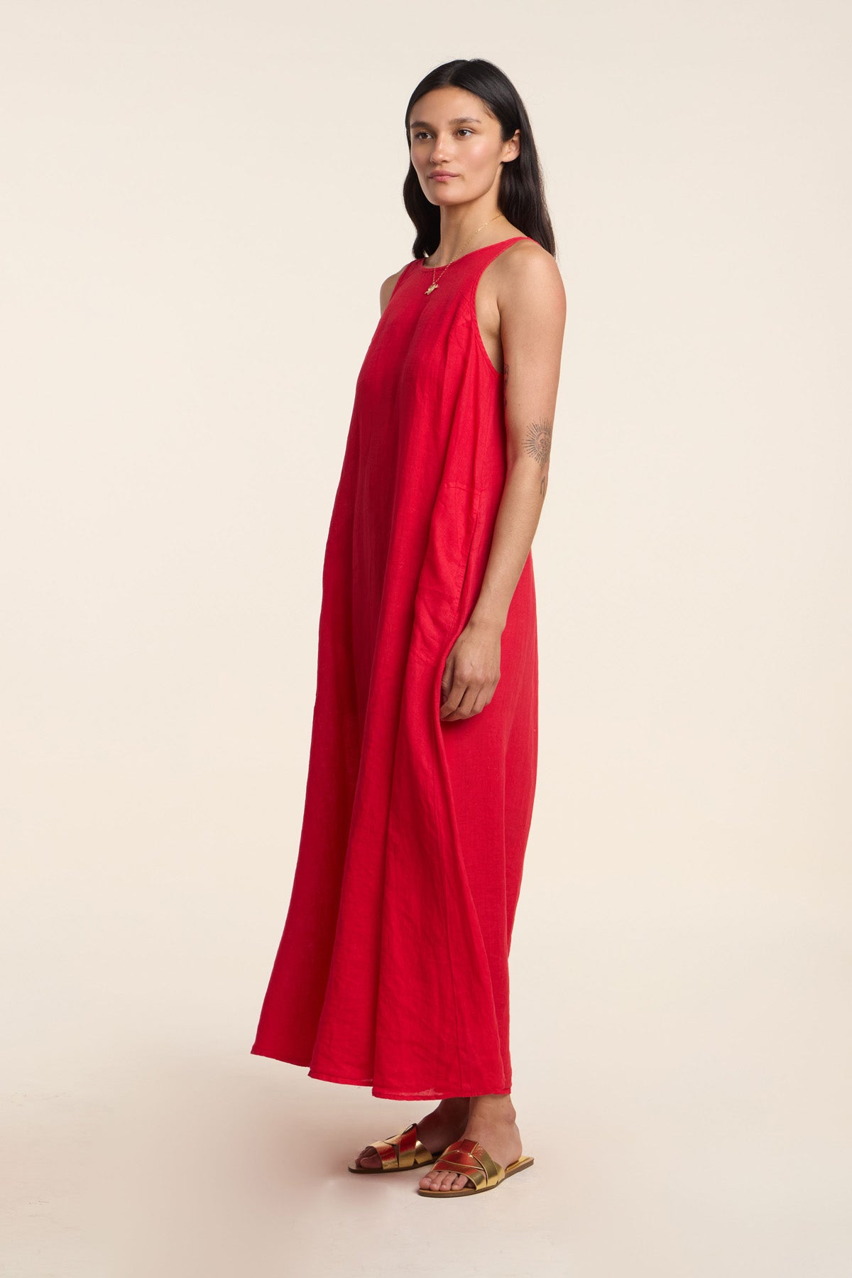 RETA LINEN DRESS