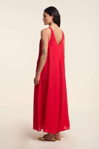 RETA LINEN DRESS